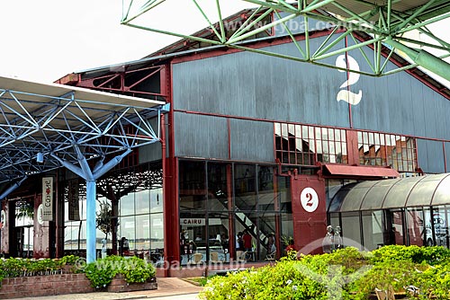  Vista do Armazém 2 (Boulevard da gastronomia) da Estação das Docas (2000) - anteriormente parte do Porto de Belém  - Belém - Pará (PA) - Brasil