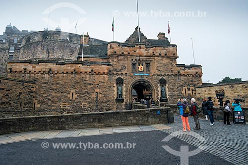  Entrada do Edinburgh Castle (Castelo de Edimburgo)  - Edimburgo - Edimburgo - Escócia