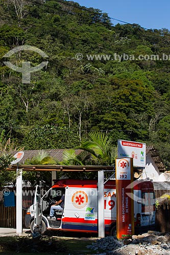  Ambulância do SAMU (Serviço de Atendimento Móvel de Urgência) - Base Descentralizada de Tinguá  - Nova Iguaçu - Rio de Janeiro (RJ) - Brasil