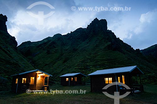  Cabanas em acampamento na região da vila Vík í Mýrdal  - Southern Region - Islândia