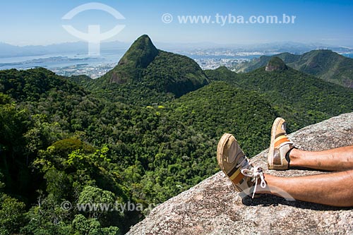  Vista durante a trilha do Bico do Papagaio  - Rio de Janeiro - Rio de Janeiro (RJ) - Brasil