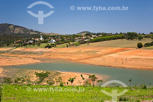  Margens da Represa Jaguari durante a crise de abastecimento no Sistema Cantareira  - Bragança Paulista - São Paulo (SP) - Brasil
