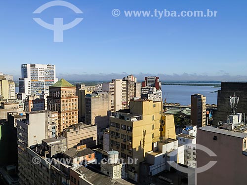  Vista geral dos prédios no centro de Porto Alegre  - Porto Alegre - Rio Grande do Sul (RS) - Brasil