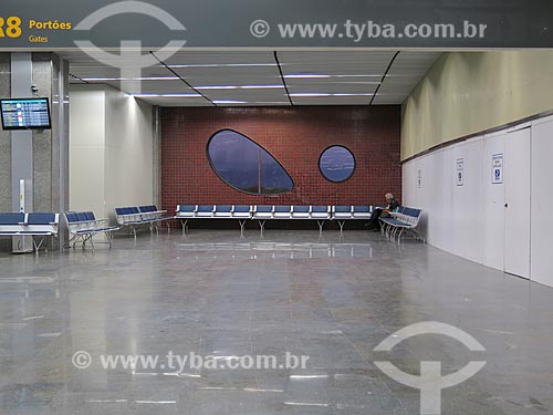  Sala de embarque do Aeroporto Internacional Antônio Carlos Jobim  - Rio de Janeiro - Rio de Janeiro (RJ) - Brasil