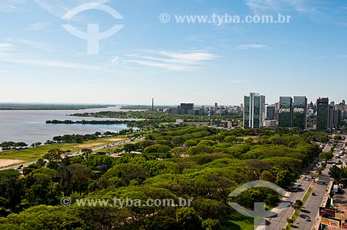  Vista geral do Parque Marinha do Brasil  - Porto Alegre - Rio Grande do Sul (RS) - Brasil