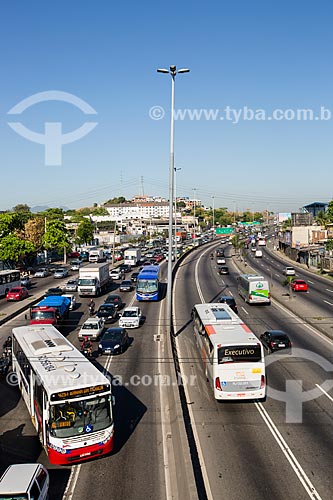  Transito na Avenida Brasil próximo à passarela 22  - Rio de Janeiro - Rio de Janeiro (RJ) - Brasil