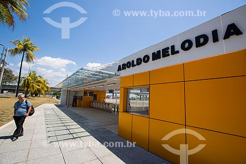  Fachada da estação do BRT Transcarioca - Terminal Fundão/Aroldo Melodia  - Rio de Janeiro - Rio de Janeiro (RJ) - Brasil