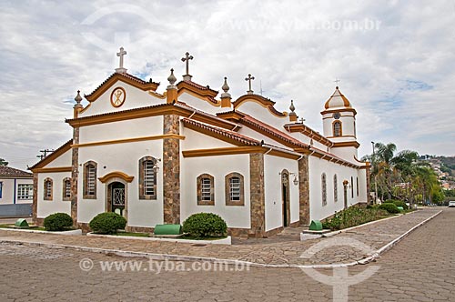  Fachada da Igreja Matriz de Nossa Senhora do Porto da Eterna Salvação  - Andrelândia - Minas Gerais (MG) - Brasil