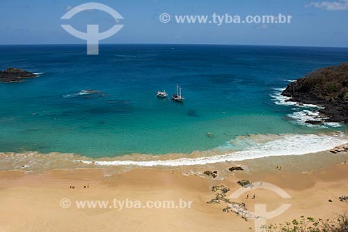  Vista da orla da Praia do Sancho  - Fernando de Noronha - Pernambuco (PE) - Brasil