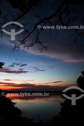  Nascer do sol no Lago Cuniã - Reserva Extrativista do Lago Cuniã  - Porto Velho - Rondônia (RO) - Brasil