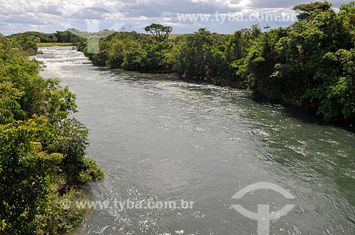  Vista geral do Rio Corrente  - Serranópolis - Goiás (GO) - Brasil