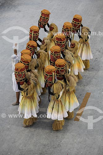  Desfile do Grêmio Recreativo Escola de Samba Acadêmicos do Cubango - Comissão de frente - Enredo 2014 - Continente negro: uma epopéia africana  - Rio de Janeiro - Rio de Janeiro (RJ) - Brasil