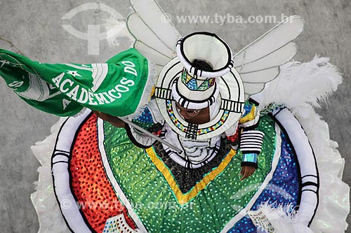  Desfile do Grêmio Recreativo Escola de Samba Acadêmicos do Cubango - Porta-Bandeira - Enredo 2014 - Continente negro: uma epopéia africana  - Rio de Janeiro - Rio de Janeiro (RJ) - Brasil