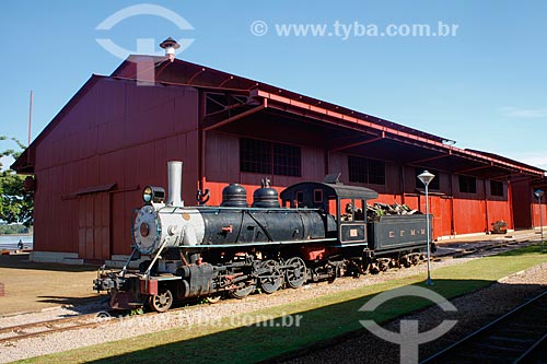  Locomotiva no Museu da Estrada de Ferro Madeira-Mamoré  - Porto Velho - Rondônia (RO) - Brasil