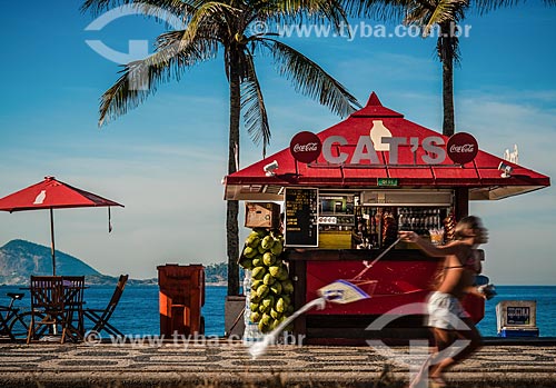  Quiosque na orla da Praia de Ipanema  - Rio de Janeiro - Rio de Janeiro (RJ) - Brasil