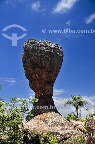  A Taça - formação de arenito do Parque Estadual de Vila Velha  - Ponta Grossa - Paraná (PR) - Brasil