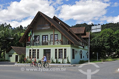  Fachada da Prefeitura da cidade de Doutor Pedrinho  - Doutor Pedrinho - Santa Catarina (SC) - Brasil