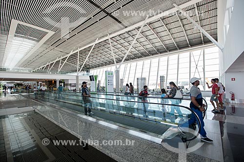  Área de desembarque do novo terminal (Píer Sul) do Aeroporto Internacional Juscelino Kubitschek  - Brasília - Distrito Federal (DF) - Brasil
