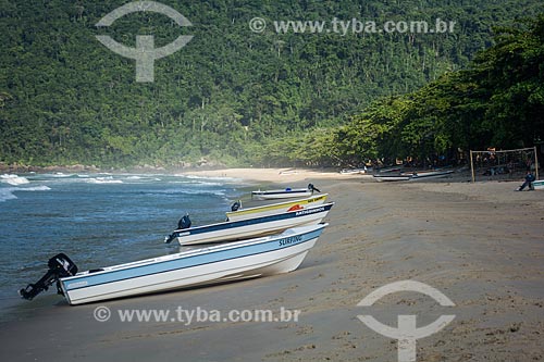  Barcos de turismo na Praia do Sono  - Paraty - Rio de Janeiro (RJ) - Brasil
