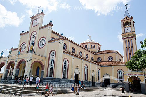  Fachada do Santuário de São Francisco das Chagas (1950)  - Juazeiro do Norte - Ceará (CE) - Brasil