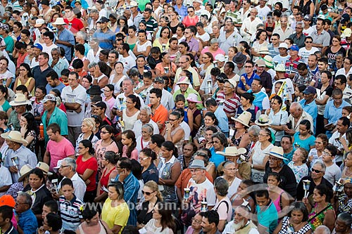  Concentração de romeiros para a Romaria de Nossa Senhora das Candeias próximo à Capela Nossa Senhora do Perpétuo Socorro  - Juazeiro do Norte - Ceará (CE) - Brasil