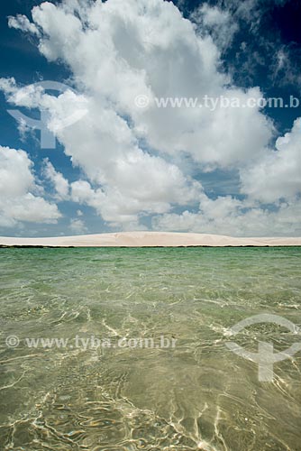  Vista da Lagoa América no Parque Nacional dos Lençóis Maranhenses  - Santo Amaro do Maranhão - Maranhão (MA) - Brasil
