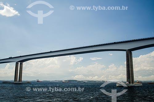  Vista da Ponte Rio-Niterói (1974) durante a travessia entre Rio de Janeiro e Paquetá  - Rio de Janeiro - Rio de Janeiro (RJ) - Brasil