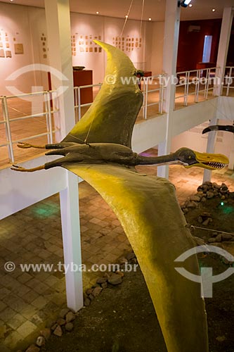  Réplica do Pterossauro no Museu de Paleontologia da Universidade Regional do Cariri  - Santana do Cariri - Ceará (CE) - Brasil