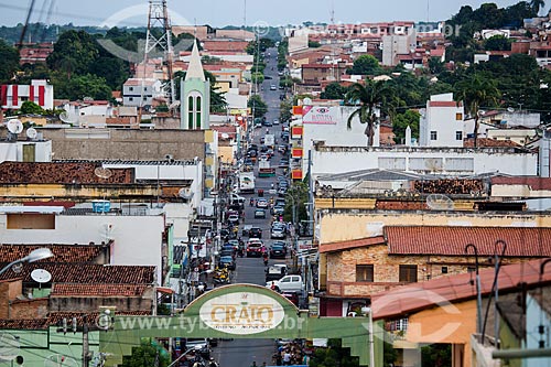  Pórtico na Rua Coronel Luis Teixeira  - Crato - Ceará (CE) - Brasil