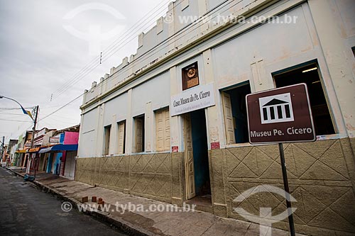  Fachada do Museu Vivo de Padre Cícero - também conhecido como Casarão do Horto  - Juazeiro do Norte - Ceará (CE) - Brasil