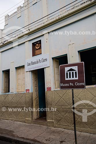  Fachada do Museu Vivo de Padre Cícero - também conhecido como Casarão do Horto  - Juazeiro do Norte - Ceará (CE) - Brasil