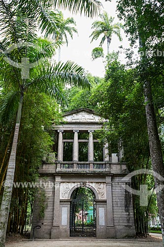  Pórtico da antiga da Academia Imperial de Belas Artes no Jardim Botânico do Rio de Janeiro  - Rio de Janeiro - Rio de Janeiro (RJ) - Brasil