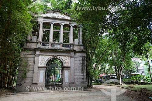  Pórtico da antiga da Academia Imperial de Belas Artes no Jardim Botânico do Rio de Janeiro  - Rio de Janeiro - Rio de Janeiro (RJ) - Brasil