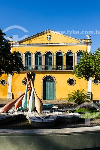  Fachada da Casa da Alfândega (1876) - antiga Alfândega - hoje abriga o Centro da Cultura Popular Catarinense  - Florianópolis - Santa Catarina (SC) - Brasil