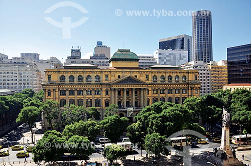  Fachada da Biblioteca Nacional (1910)  - Rio de Janeiro - Rio de Janeiro (RJ) - Brasil