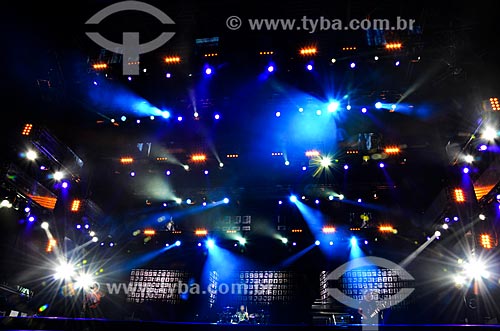  Palco mundo no Rock in Rio durante o show da Banda Muse  - Rio de Janeiro - Rio de Janeiro (RJ) - Brasil