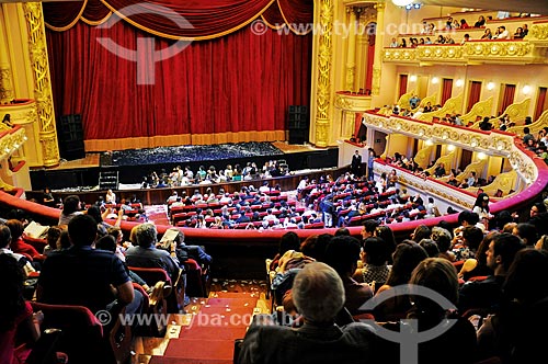  Interior do Theatro Municipal do Rio de Janeiro (1909)  - Rio de Janeiro - Rio de Janeiro (RJ) - Brasil