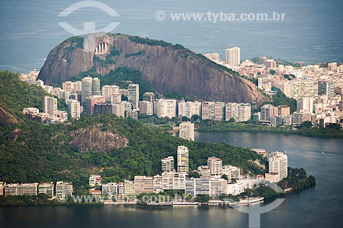  Vista do Morro do Cantagalo a partir do Alto das Paineiras  - Rio de Janeiro - Rio de Janeiro (RJ) - Brasil