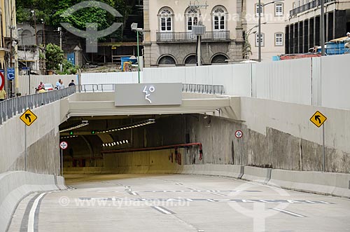  Entrada do Túnel Rio450  - Rio de Janeiro - Rio de Janeiro (RJ) - Brasil