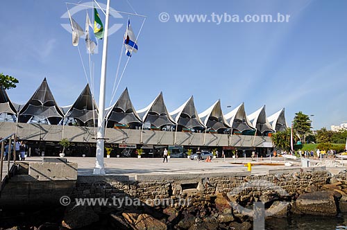  Píer da Marina da Glória a partir da Baía de Guanabara  - Rio de Janeiro - Rio de Janeiro (RJ) - Brasil