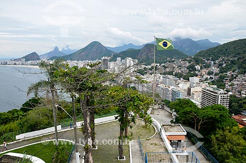  Vista do bairro do leme a partir do mirante do Forte Duque de Caxias - também conhecido como Forte do Leme  - Rio de Janeiro - Rio de Janeiro (RJ) - Brasil