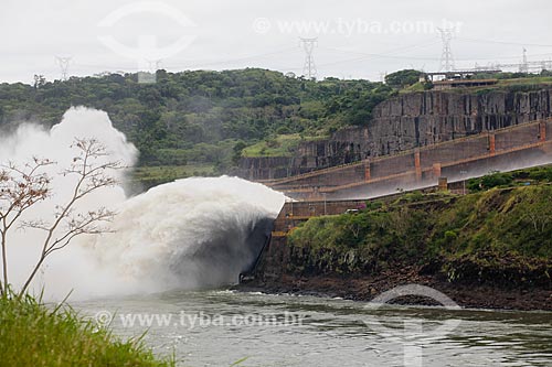  Vertedouro da Usina Hidrelétrica Itaipu Binacional  - Foz do Iguaçu - Paraná (PR) - Brasil