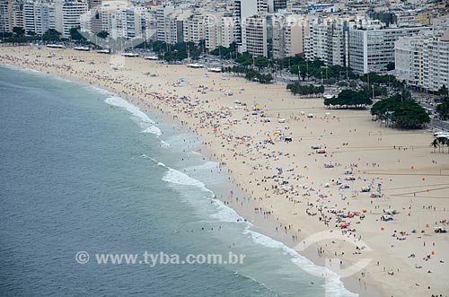  Vista da Praia do Leme e Copacabana a partir do mirante do Forte Duque de Caxias - também conhecido como Forte do Leme  - Rio de Janeiro - Rio de Janeiro (RJ) - Brasil