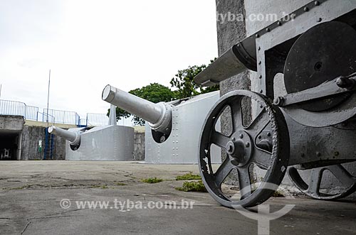  Canhões no Forte Duque de Caxias - também conhecido como Forte do Leme - na Área de Proteção Ambiental do Morro do Leme  - Rio de Janeiro - Rio de Janeiro (RJ) - Brasil