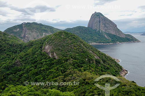  Vista do Pão de Açúcar a partir do mirante do Forte Duque de Caxias - também conhecido como Forte do Leme  - Rio de Janeiro - Rio de Janeiro (RJ) - Brasil