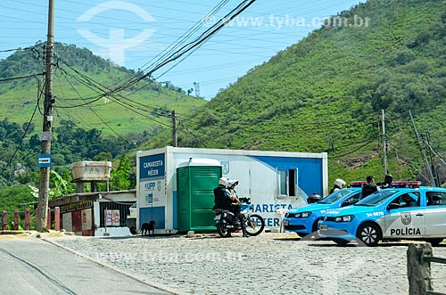  Policiamento na Avenida Menezes Cortes - também conhecida como Estrada Grajaú-Jacarepaguá  - Rio de Janeiro - Rio de Janeiro (RJ) - Brasil