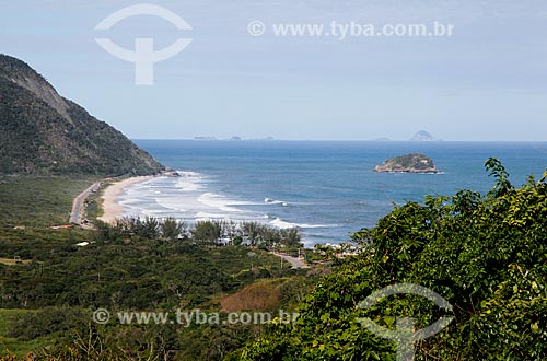  Praia de Grumari vista da Estrada Velha de Grumari  - Rio de Janeiro - Rio de Janeiro (RJ) - Brasil