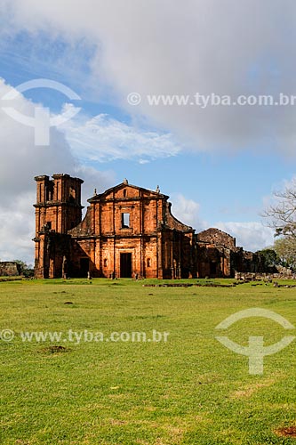  Ruínas da Igreja de São Miguel das Missões - Sítio Arqueológico de São Miguel Arcanjo  - São Miguel das Missões - Rio Grande do Sul (RS) - Brasil
