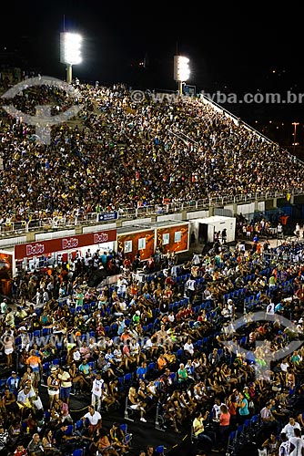  Arquibancada do Setor 13 Sambódromo da Marquês de Sapucaí  - Rio de Janeiro - Rio de Janeiro (RJ) - Brasil