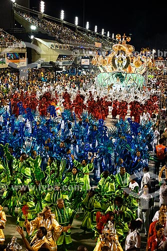 Desfile do Grêmio Recreativo Escola de Samba Acadêmicos do Grande Rio - Carro alegórico - Enredo 2015 - A Grande Rio é do baralho  - Rio de Janeiro - Rio de Janeiro (RJ) - Brasil